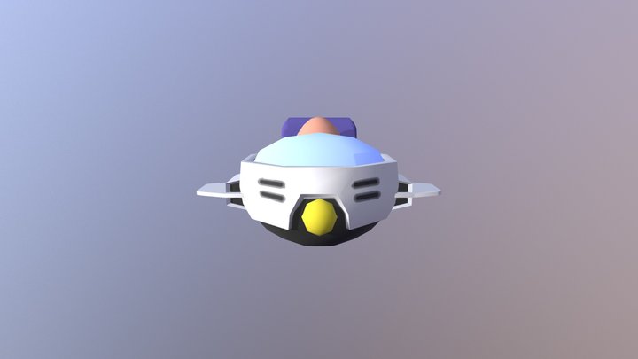 Stardust Speedway Unity Project - Egg Mobile 3D Model