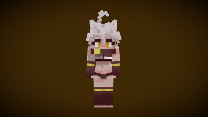 neko girl 3D Model