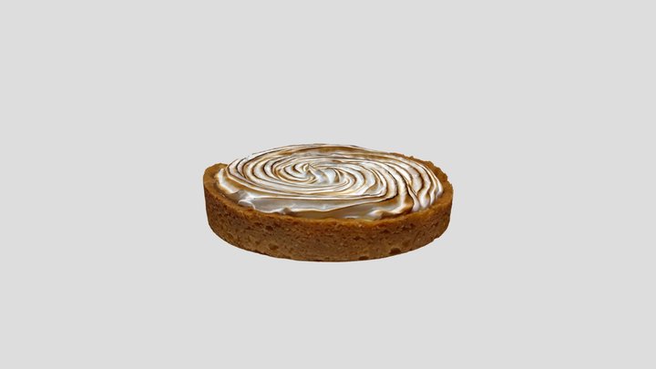 Tarte au citron 3D Model