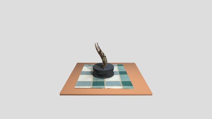 Χτένα κοκκάλινη 3D Model