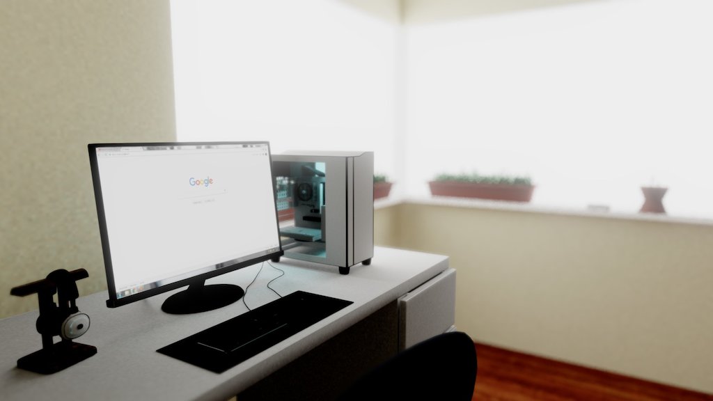 Office - Blender Cycles Bake
