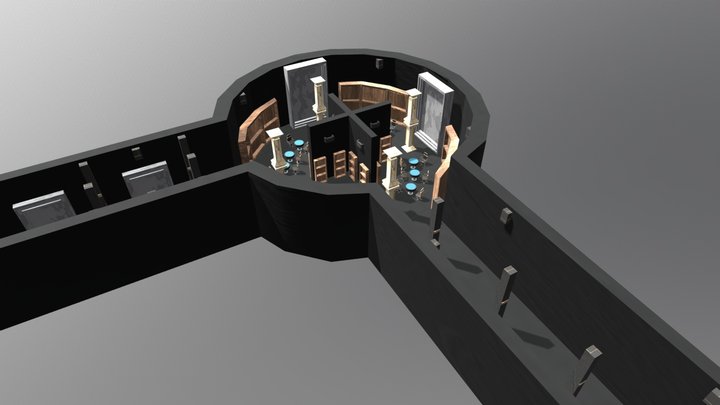 Libary 3D Model