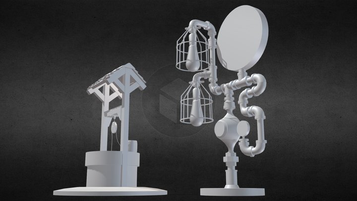 [HW XYZ School] Blocking_2 3D Model