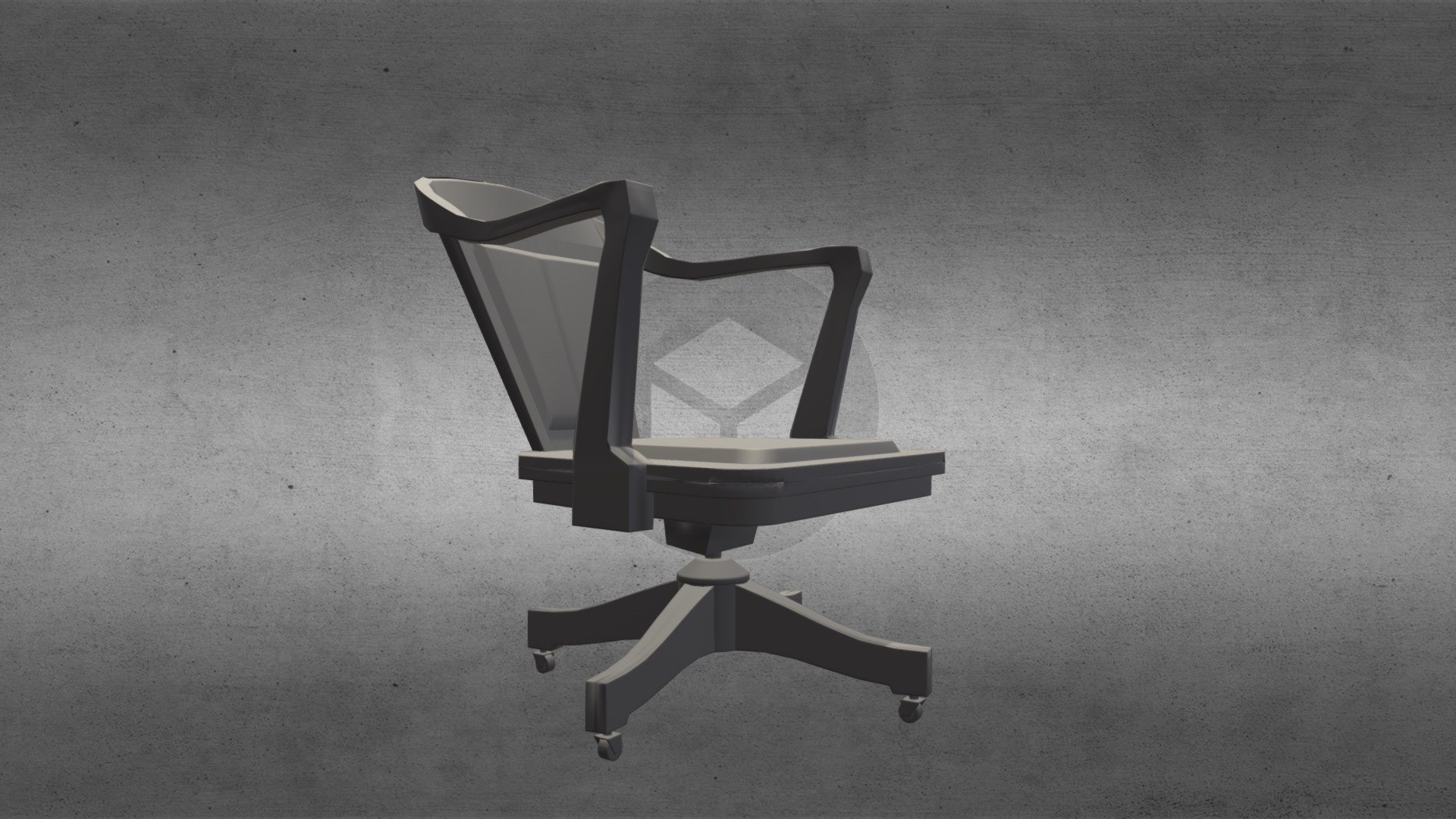 Low Chair Baked - 3D model by ScottELee [3654b0d] - Sketchfab