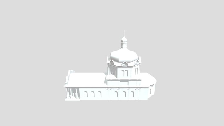 Рязань. Христорождественский собор 3D Model