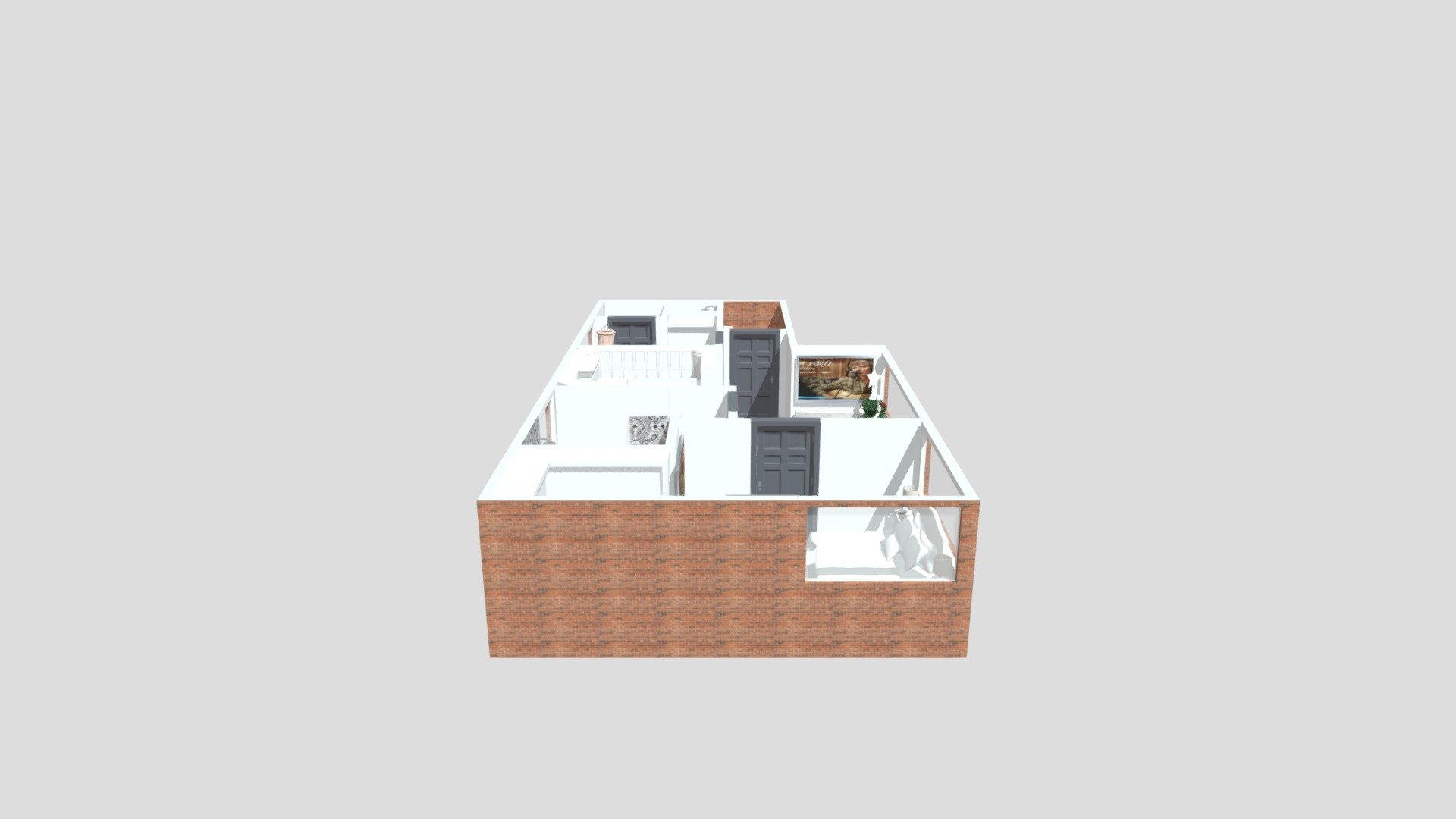 Small functional apartment