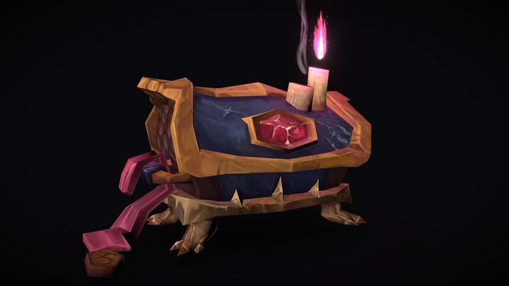 Kozonova_Valer_GameArtF_Warchest_Model 3D Model
