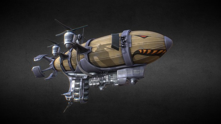 Air ship 3D Model