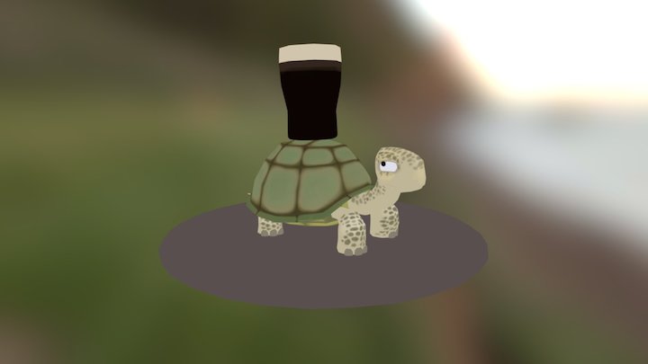 Lovely day for a Guinness - Turtle 3D Model