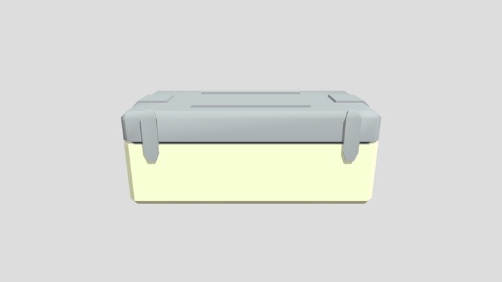 Closed Crate 3D Model