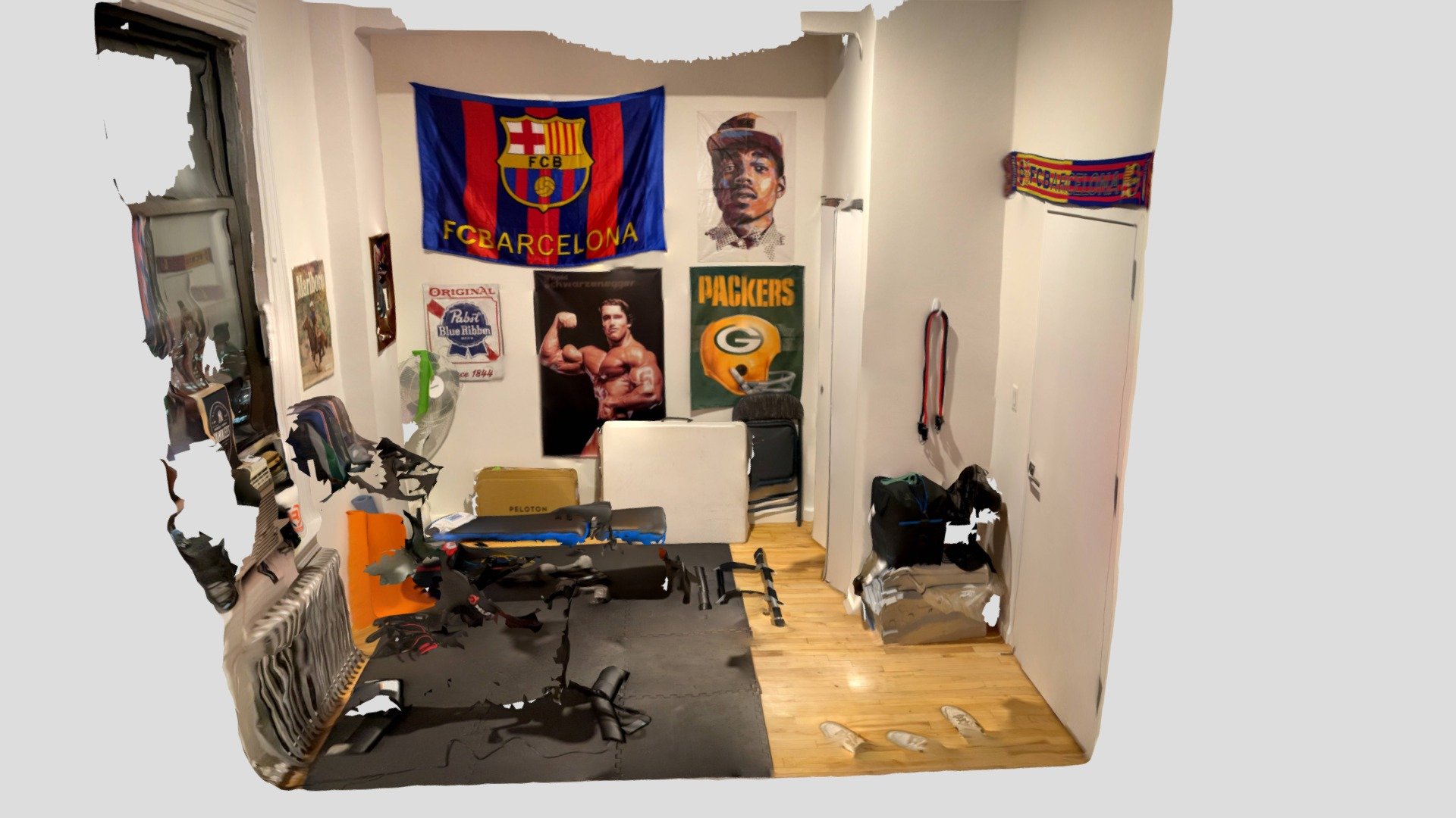 Friend's Workout Room (iPhone 12 Scan)