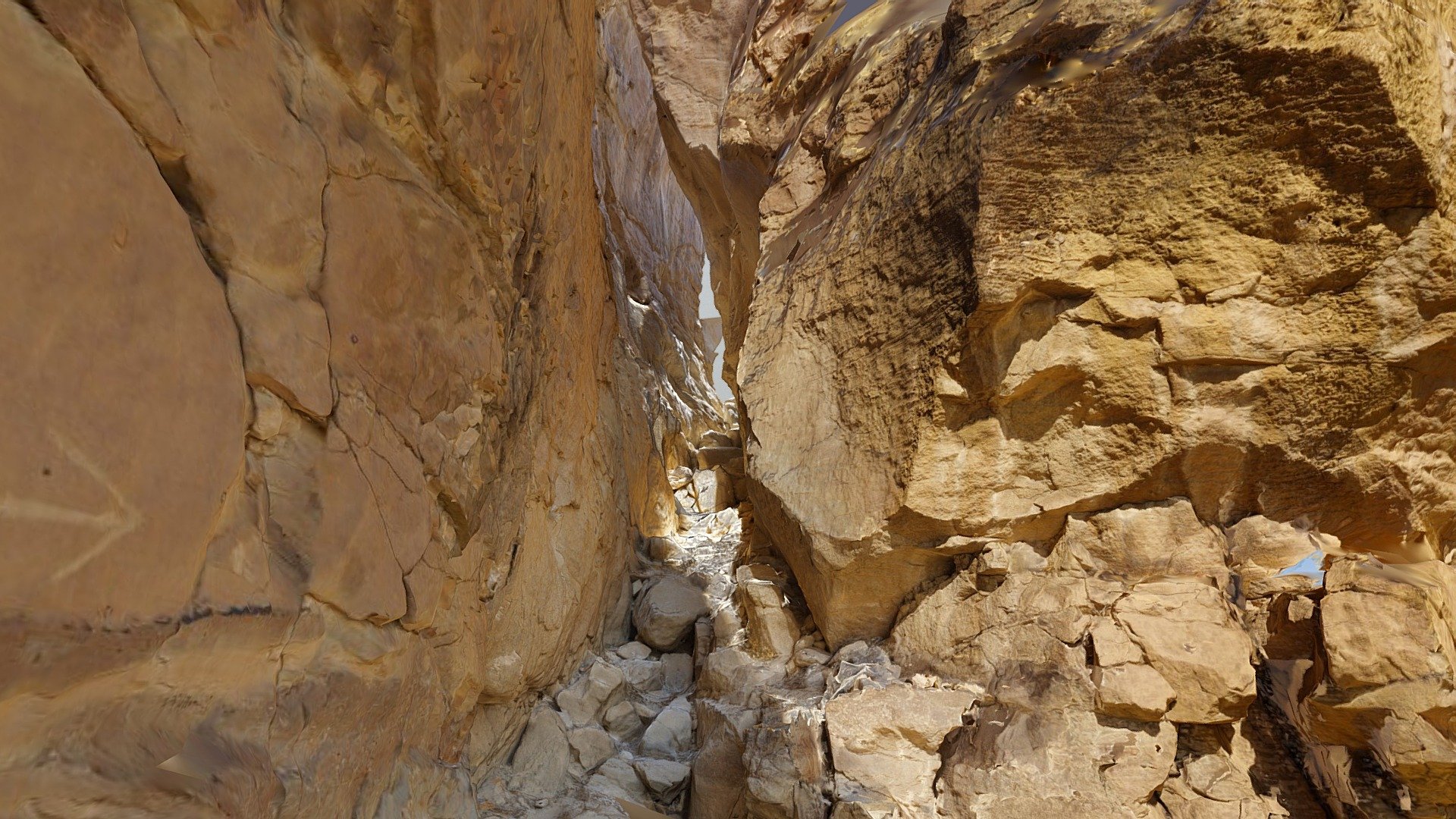 Chaco Slot Canyon "Stairs"