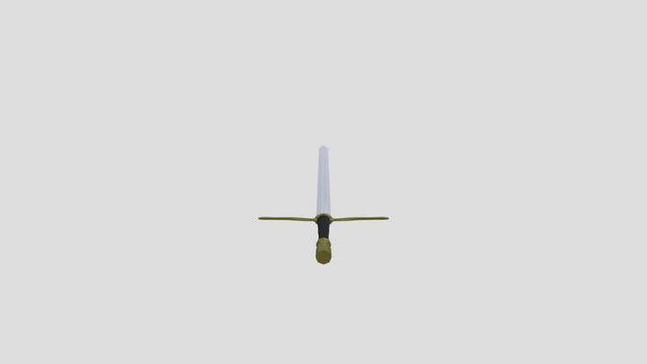 One hand sword 3D Model