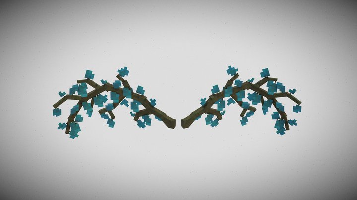 Tree Wings for Minecraft 3D Model