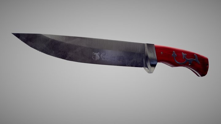 Knife  «Columbia G22» 3D Model