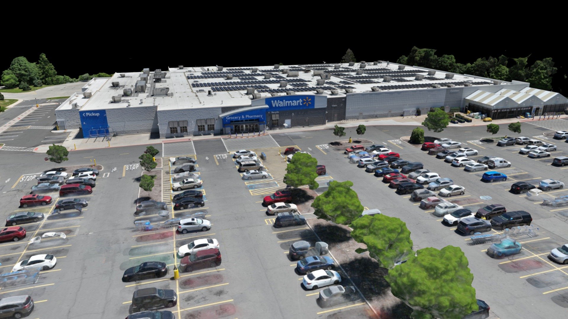 Manchester, CT Walmart FG - 3D model by gigapixdrone.com [3659525 ...