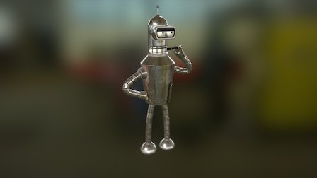 Bender Bending Rodriguez 3D Model