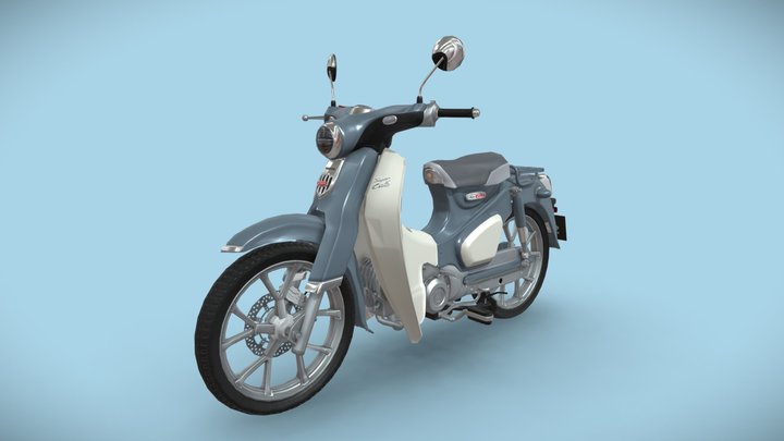 Honda Super Cub C125 3D Model