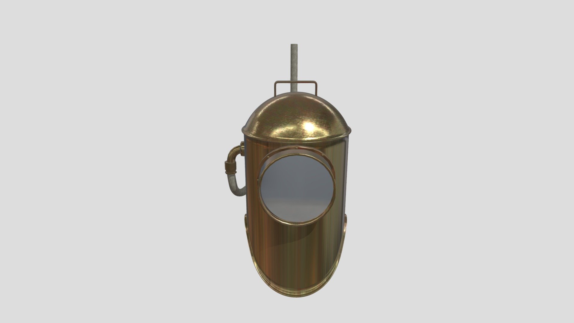 Vintage navy diving helmet 3D model by Raf_Van_Raevels [365a64e
