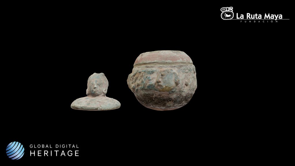 Maya pigment container