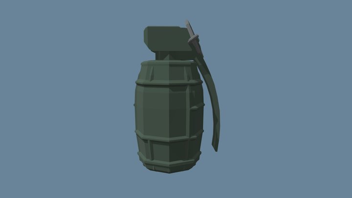 Diehl DM51 Grenade (Low-Poly)