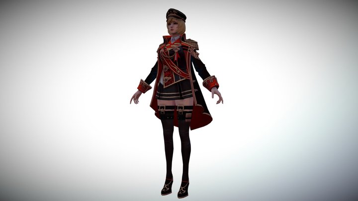Riana Grazekai 3D Model