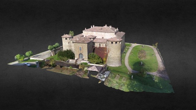 Castello di Agazzano 3D Model