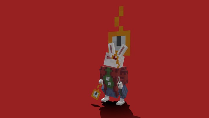 Joker rabbit 3D Model