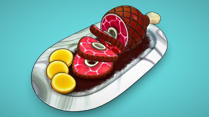 Ham meat 3D Model