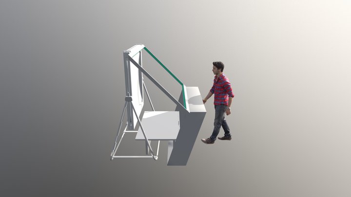 Beam Splitter Frame V03 3D Model