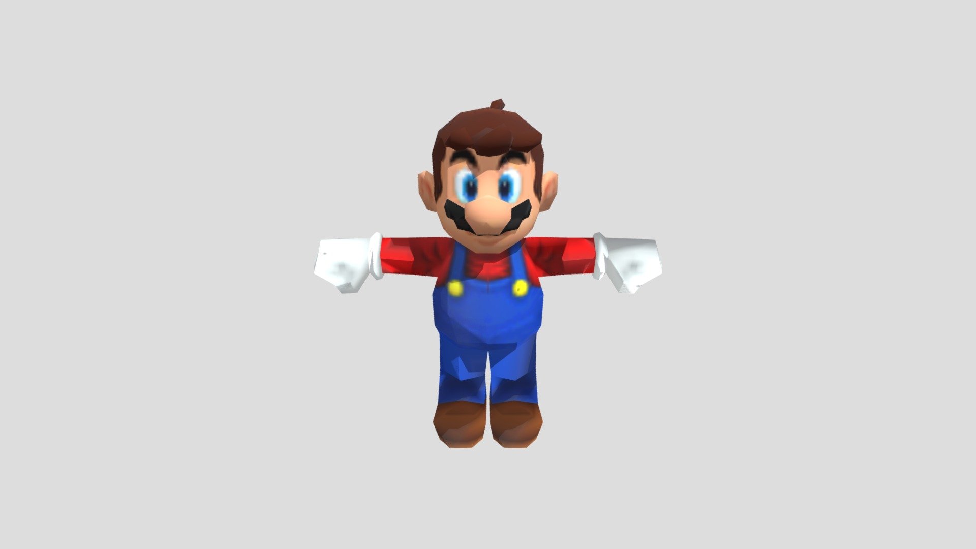 Nsmb Hatless Mario Download Free 3d Model By Dokigerelrojito 365e2cc