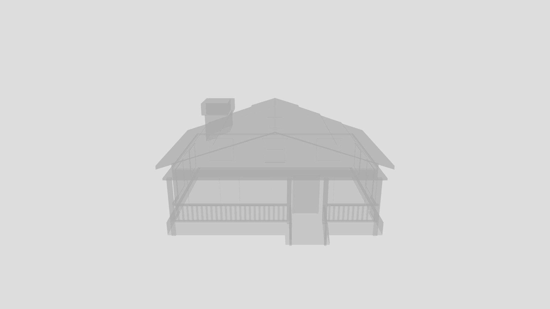 Ranch House Test_Wireframe - 3D model by Upland-Org [365e47e] - Sketchfab