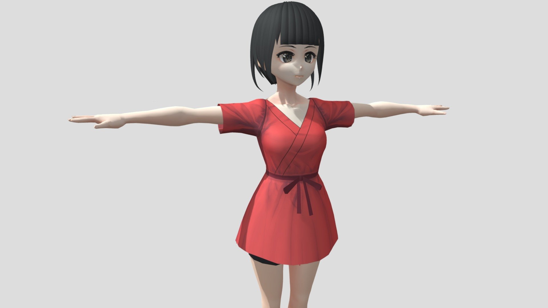 【anime Character Alex94i60】li Yue Yao Buy Royalty Free 3d Model By