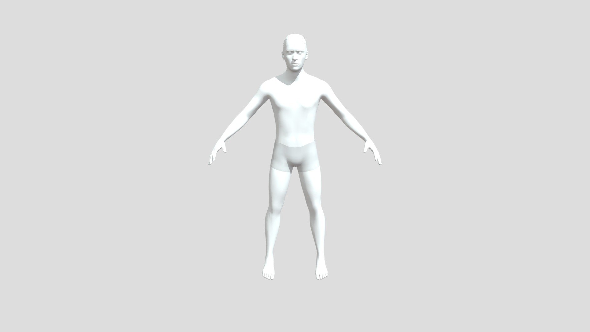 Man base model - Download Free 3D model by jangel56 [365edd3] - Sketchfab