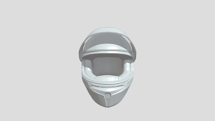 Motorcycle helmet 3D Model