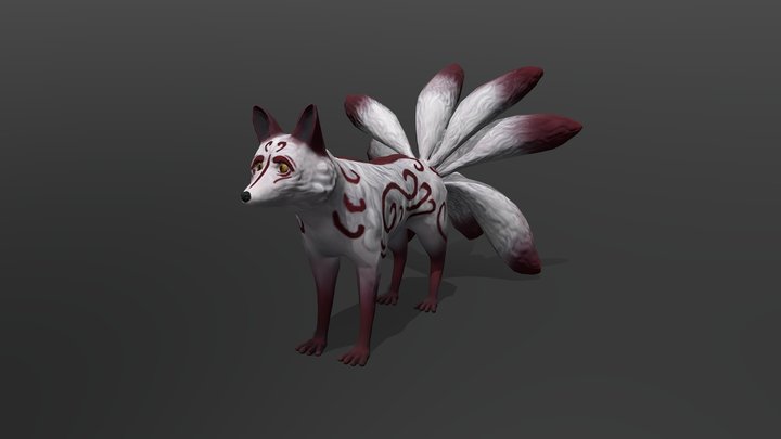 Kitsune KNB217 3D Model