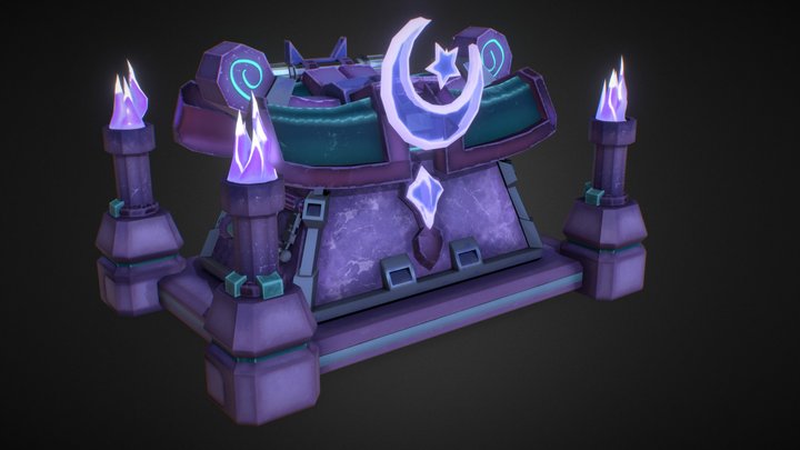 Moon chest 3D Model
