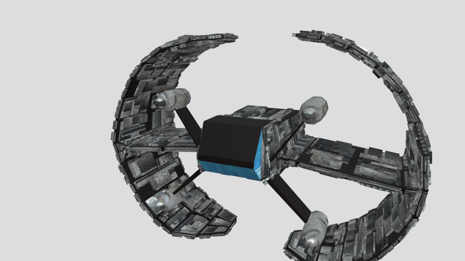 Spaceship low poly