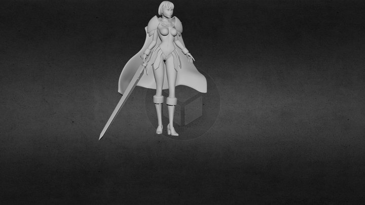 Clare figure [Claymore] 3D Model
