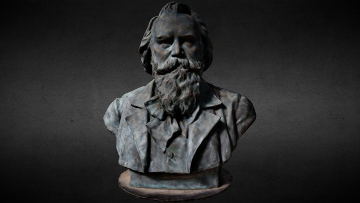 Johannes Brahms 3D Model