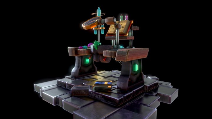 Wizard table 3D Model