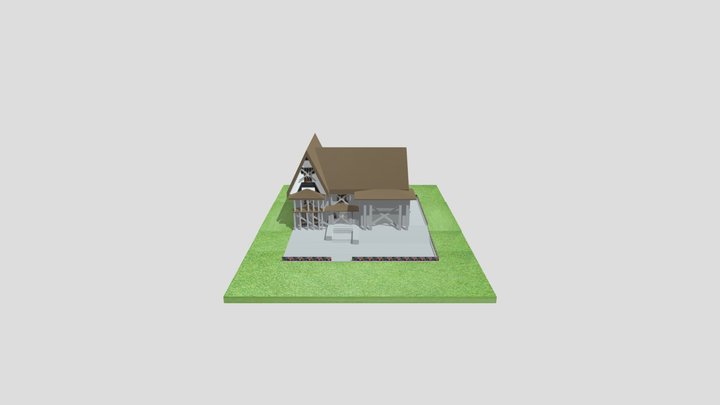 Домашнее задание "Дом в 3D" 3D Model
