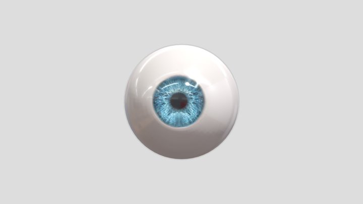 realistic eye 3D Model