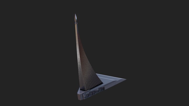 Монумент Покорителям космоса г.Москва №103 3D Model