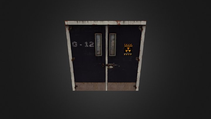 Door (baked) 3D Model