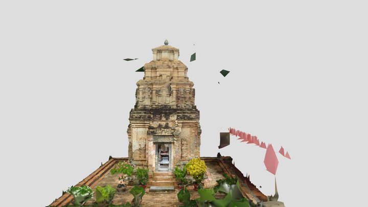Binh Thanh Cham Tower 3D Model
