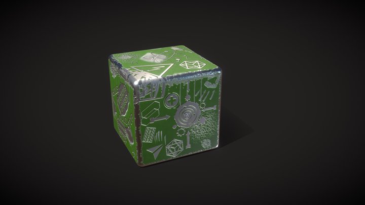 Sci-Fi Mystery Box 3D Model