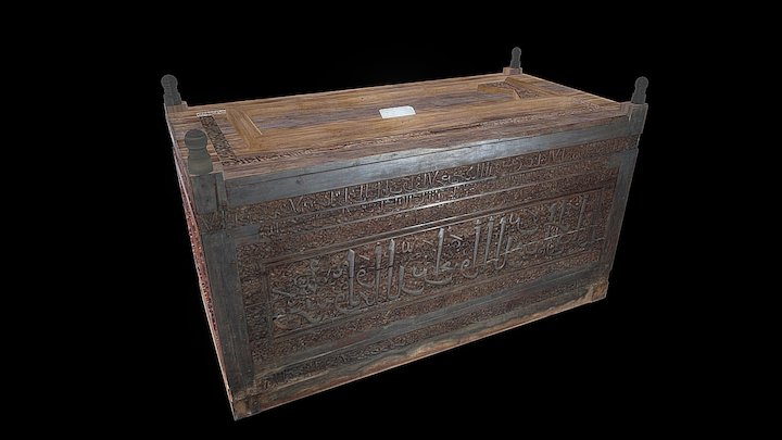 The box of Yahya Bin Al-Kassim tomb in Mosul. 3D Model
