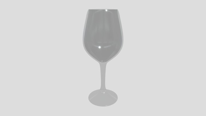 Copa de cristal 3D Model
