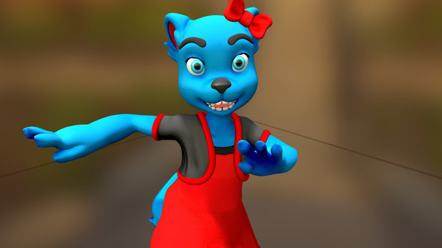 Berry the cat bear! – Kostenloses 3D-Modell STL